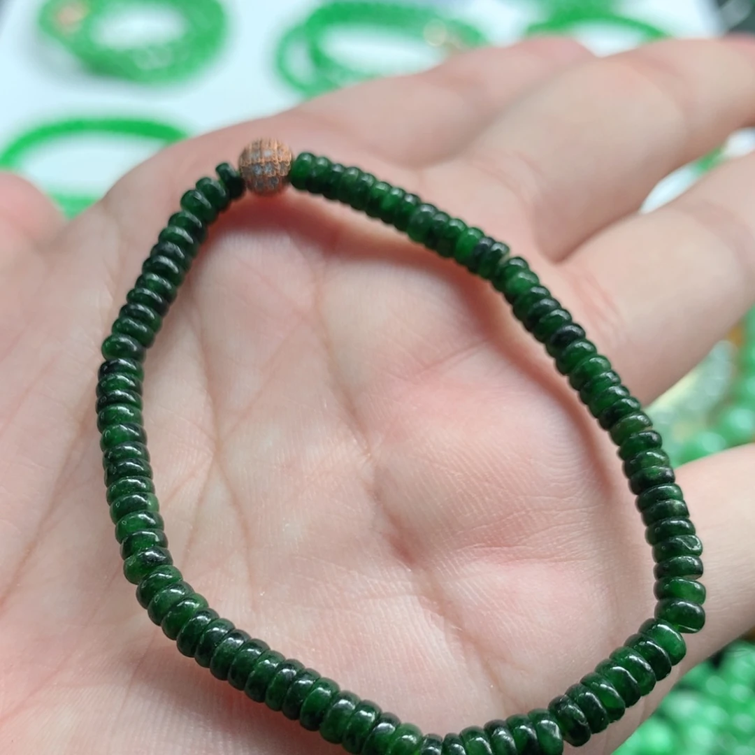 未镶嵌手链翡翠翡翠