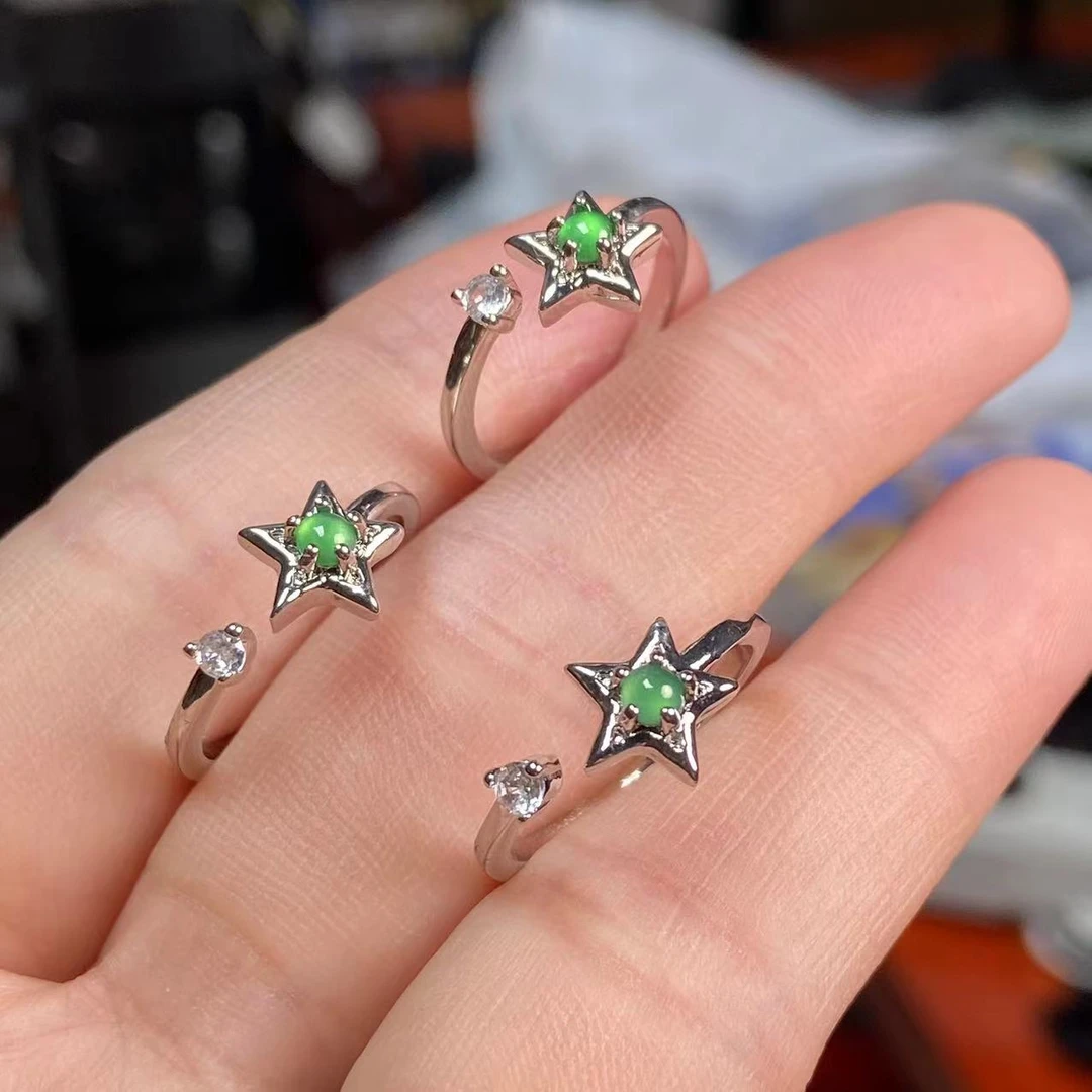 16114天然A货翡翠【戒指】多样性发一个