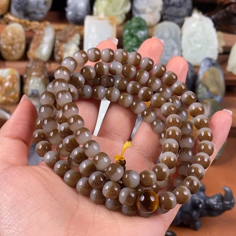 【闪购商品】未镶嵌和田玉把件青*案