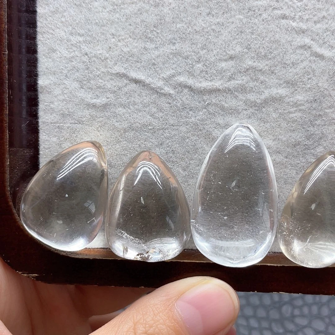 珠宝半成品未镶嵌水晶69白水滴