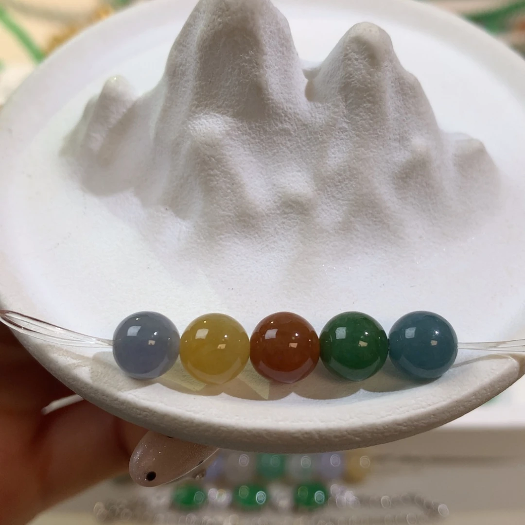 翡翠散珠油画感 浓彩色系 卡7+
