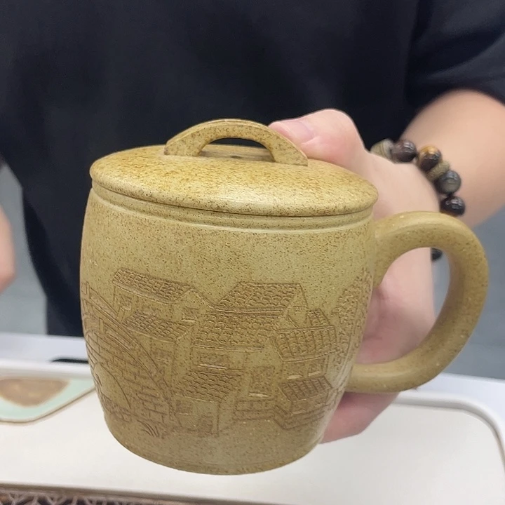 茶杯紫砂柴烧汉瓦 单杯