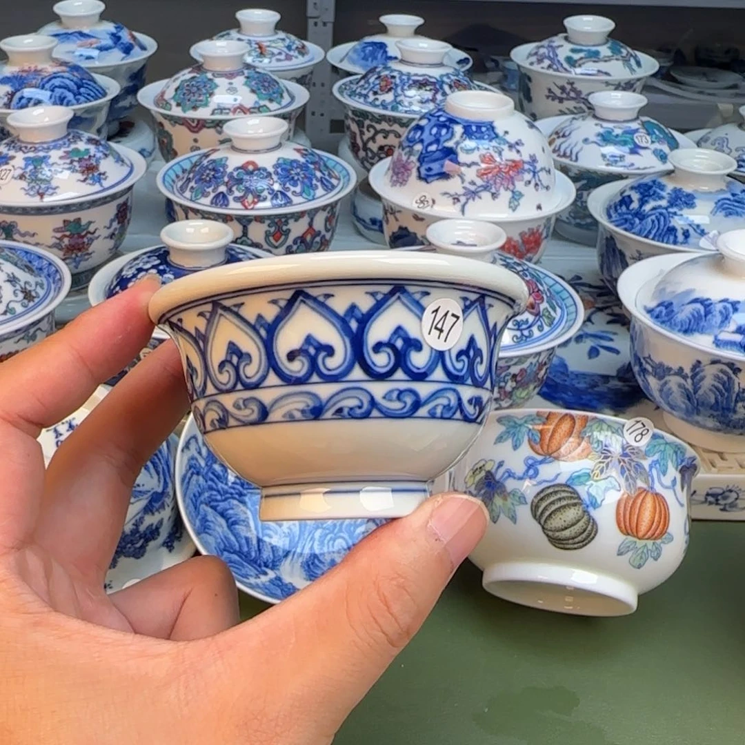 彦祖纯手工手绘茶具147