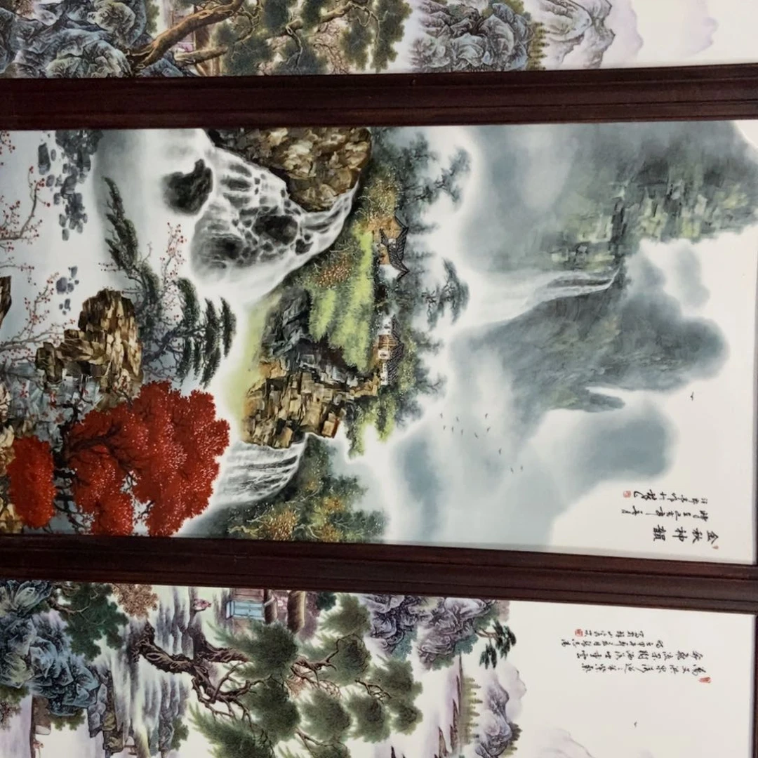 摆件用****2景德镇陶瓷瓷板画