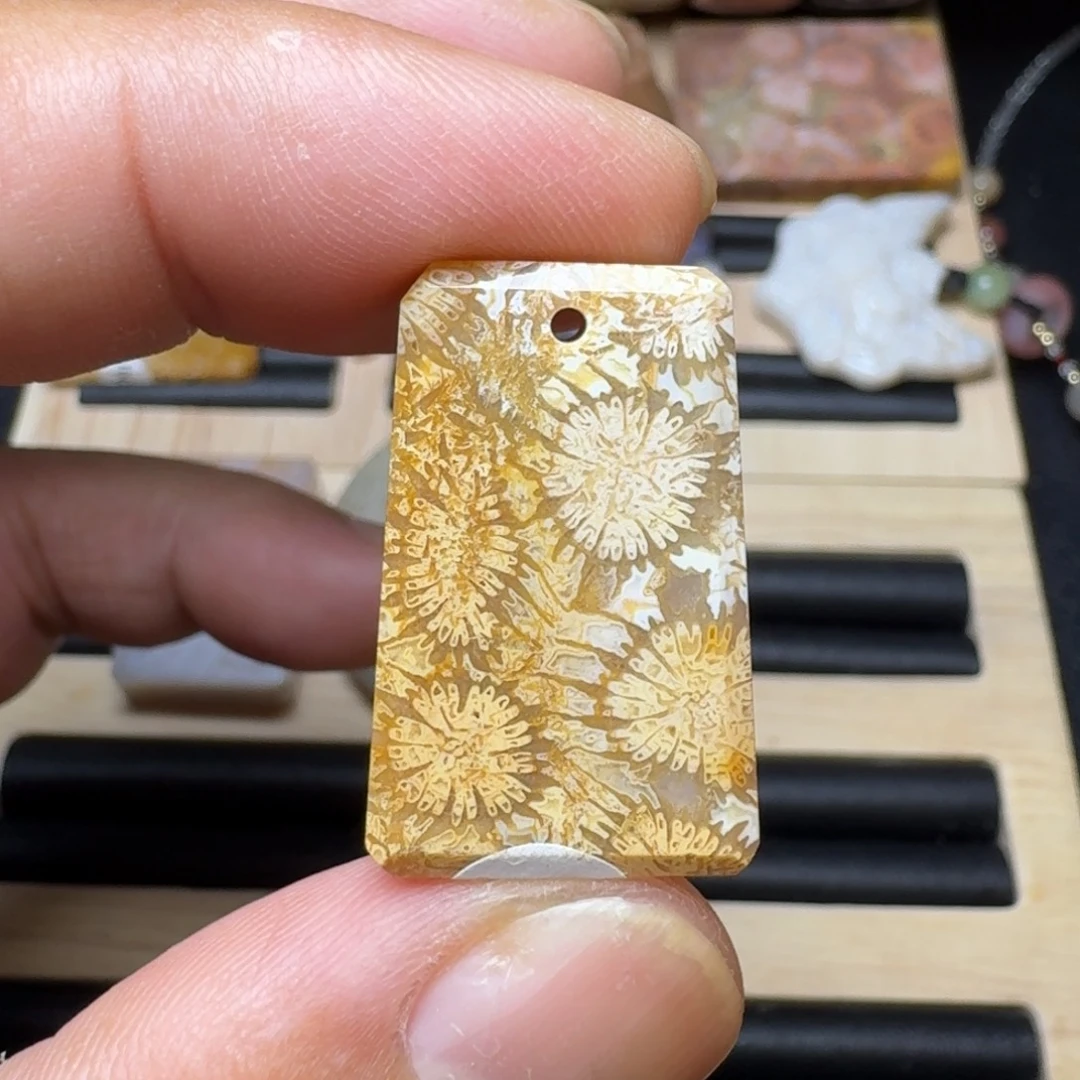 未镶嵌纯天然色有机玉石保真色硅化玉