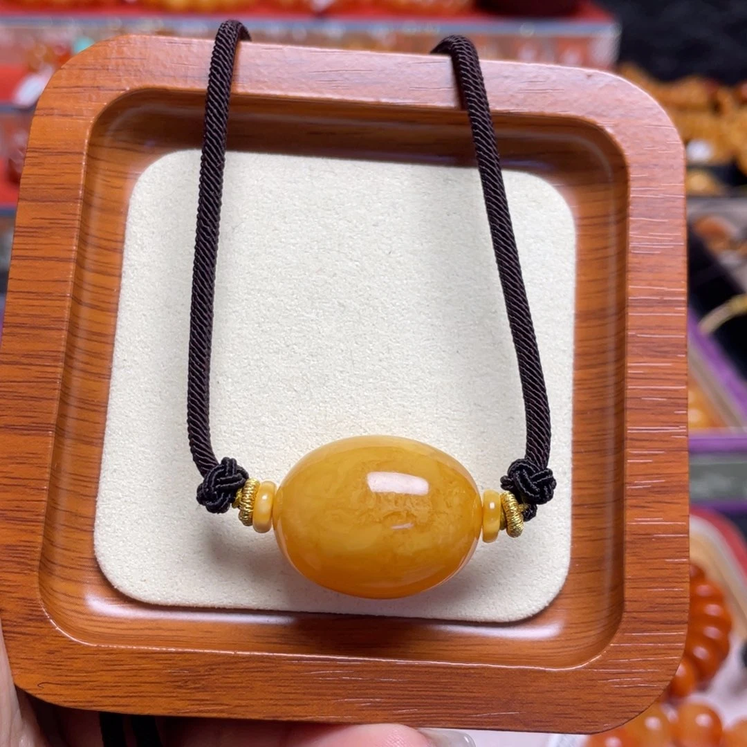 蜜蜡未镶嵌颈饰项链