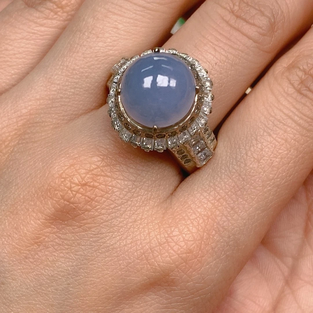 翡翠戒指未镶嵌翡翠