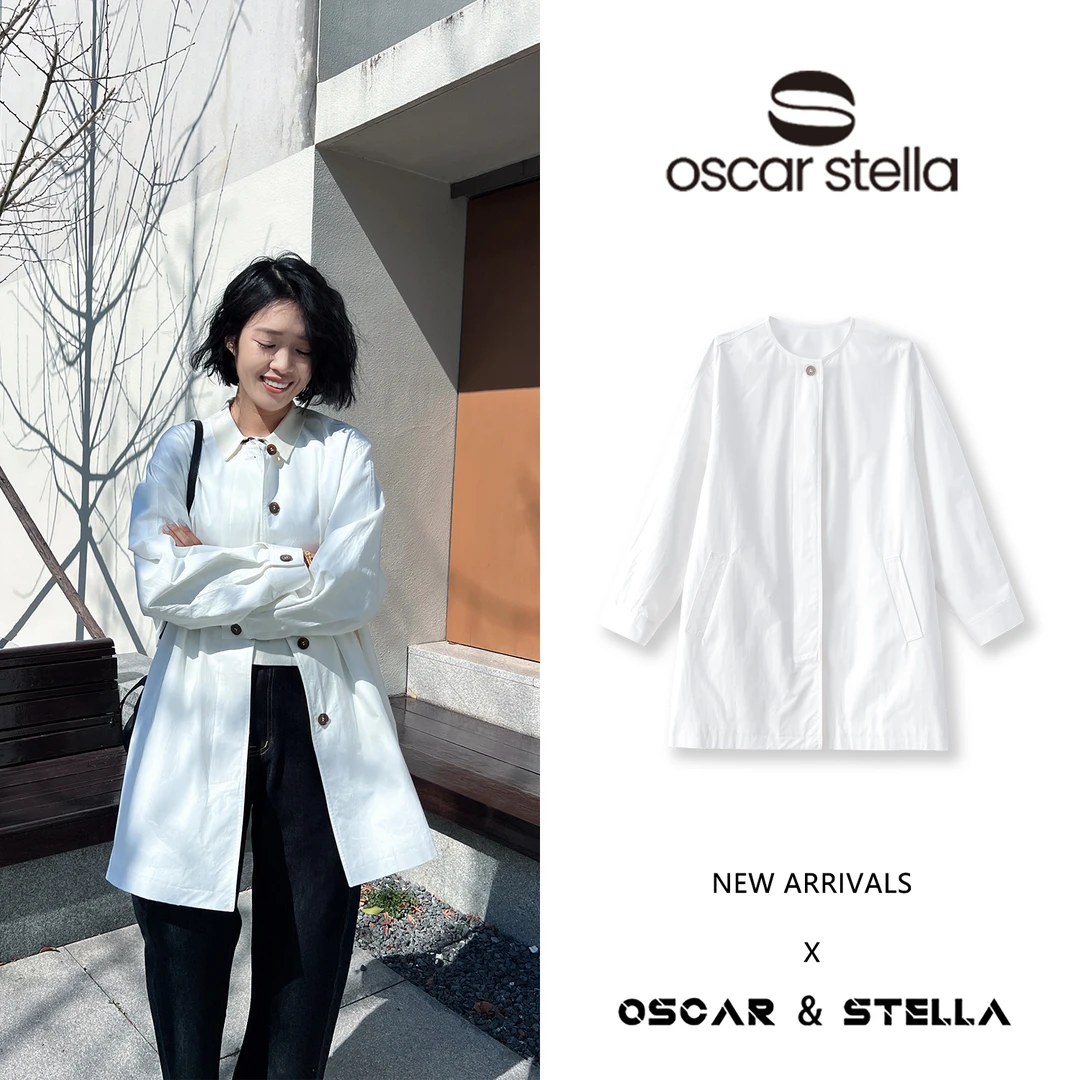 OSCAR&STELLA【枕上诗】中长款极简老钱保暖外套 272-511982