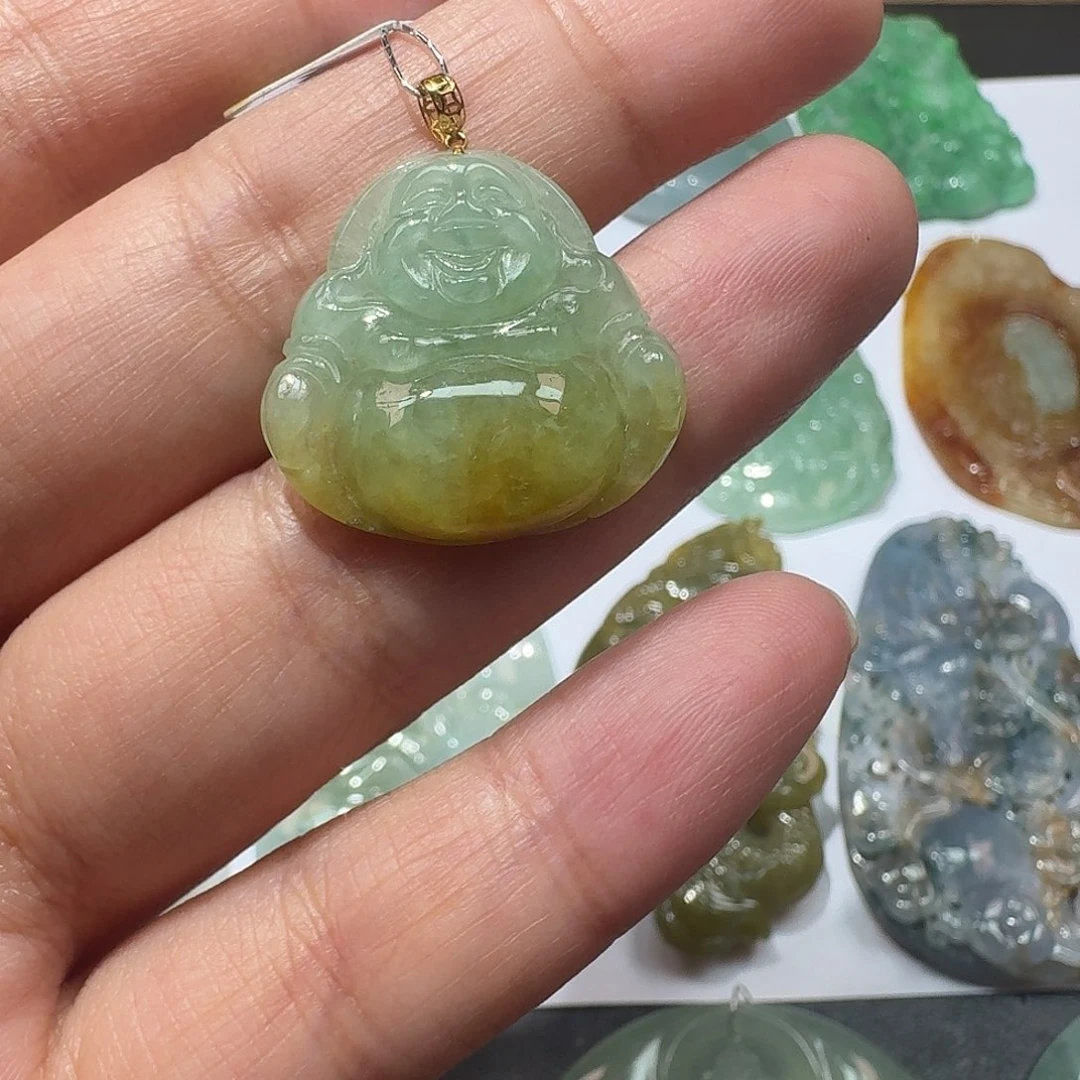 颈饰未镶嵌翡翠吊坠