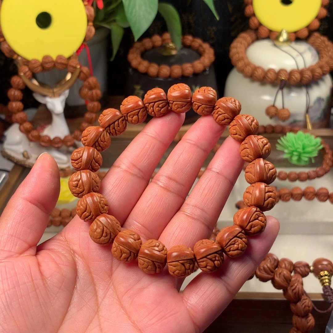 桃核吊坠荔枝手串手链14