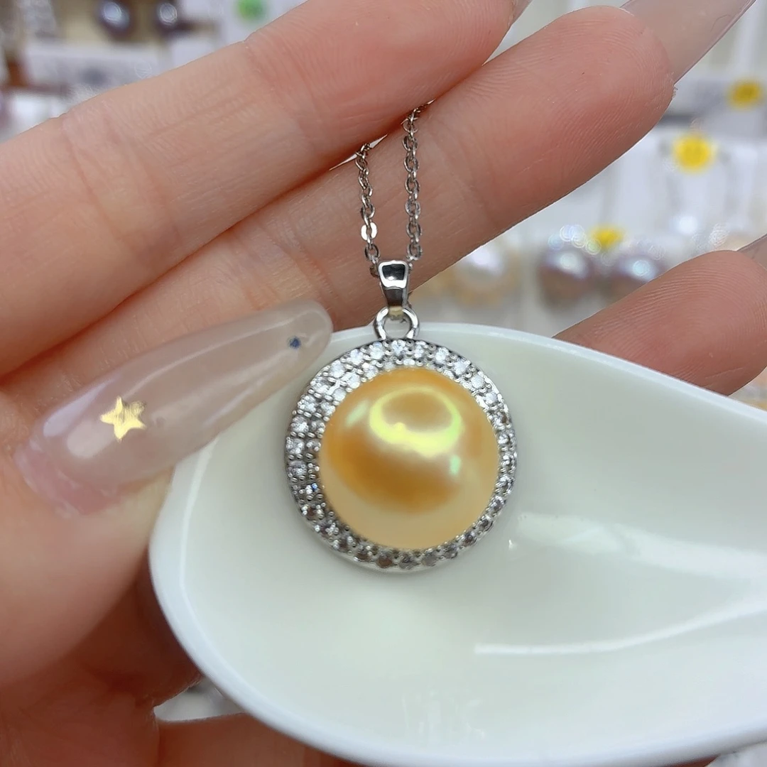 合金淡水珍珠颈饰