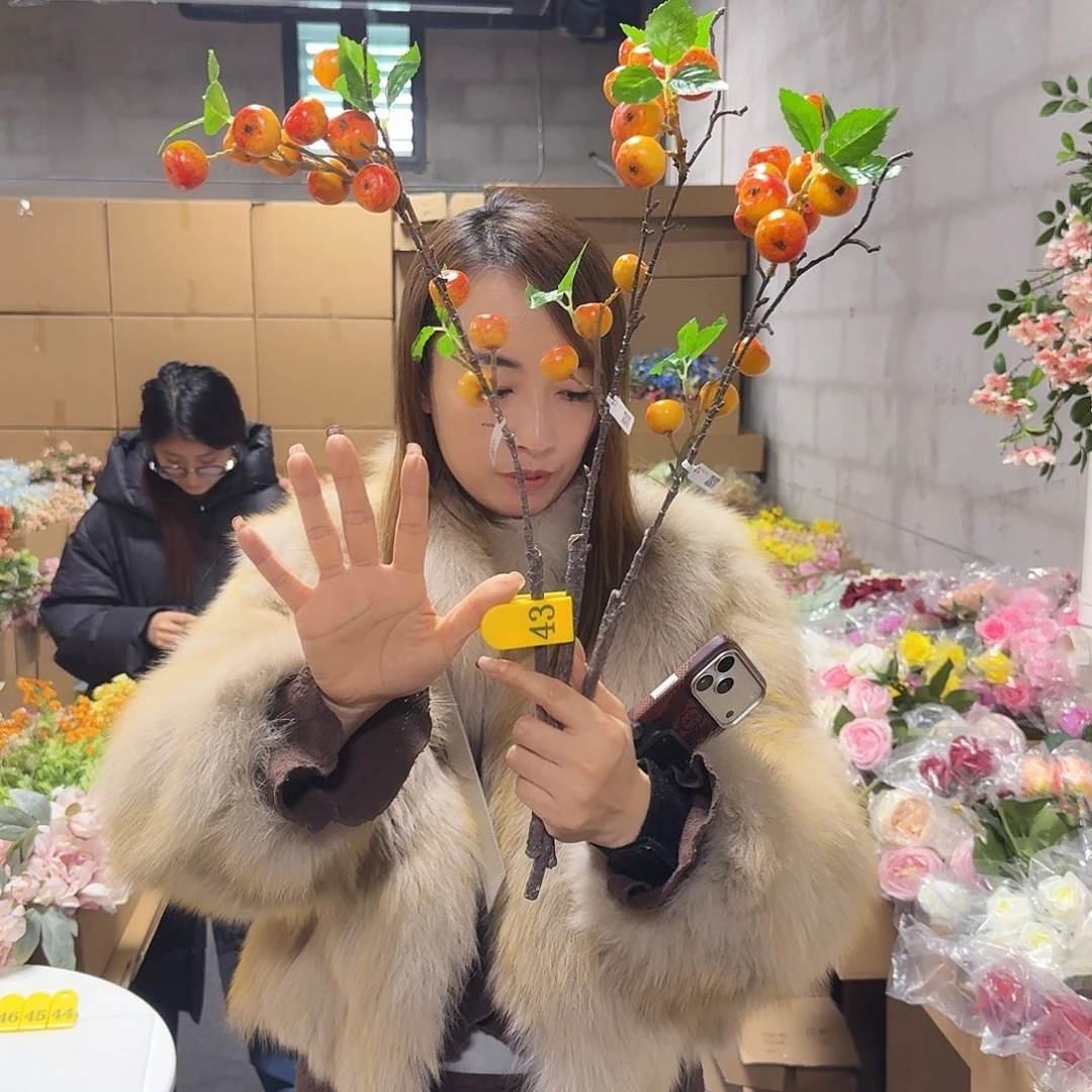 43号「闪购」仿真花，公主请下单