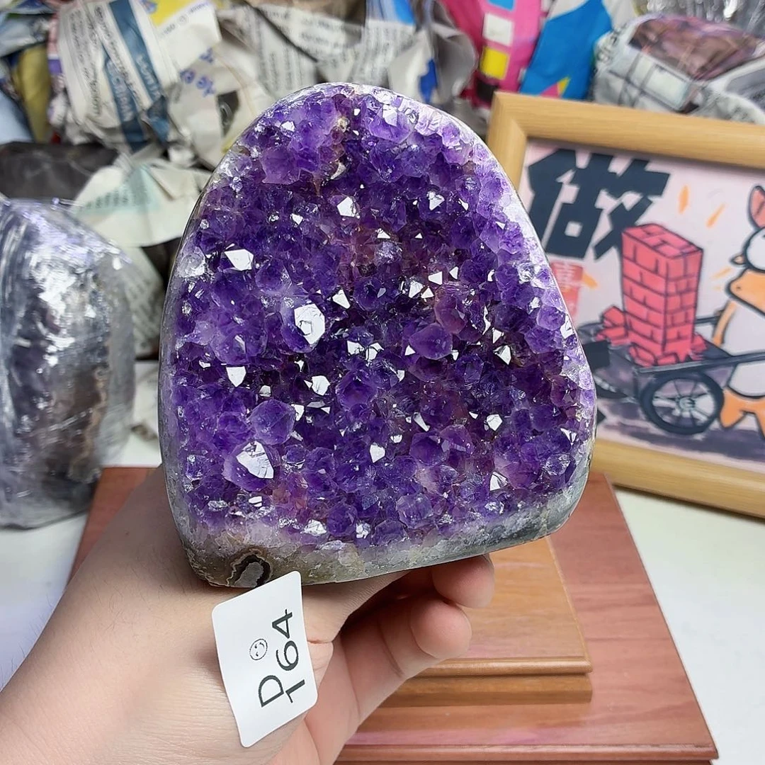 未镶嵌摆件紫晶紫水晶