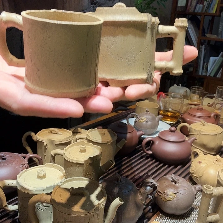 茶壶紫砂竹节紫砂壶