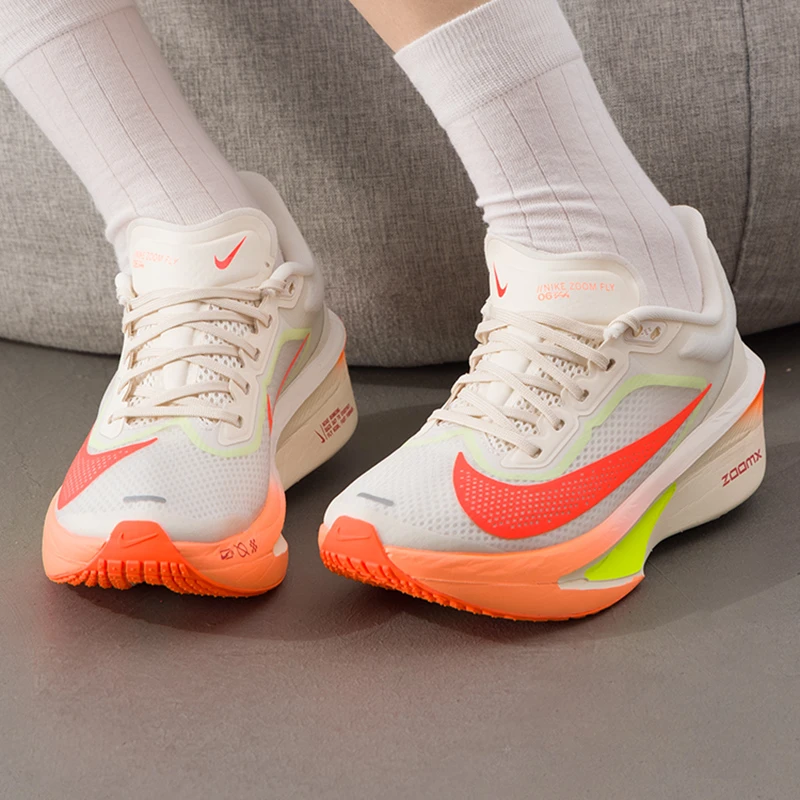 Nike耐克跑鞋女2025秋冬新款ZOOM FLY6 透气训练运动跑步鞋FN8455
