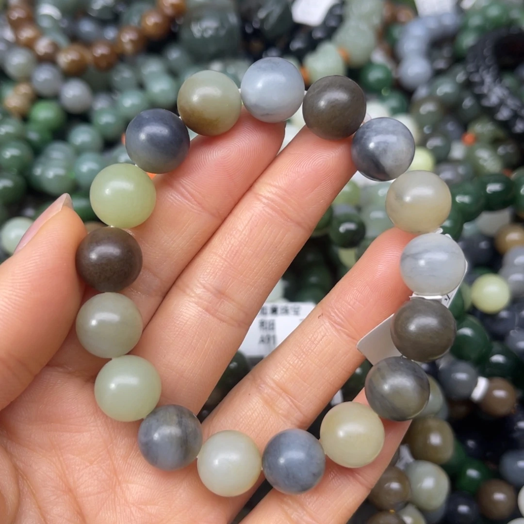 和田玉未镶嵌手链