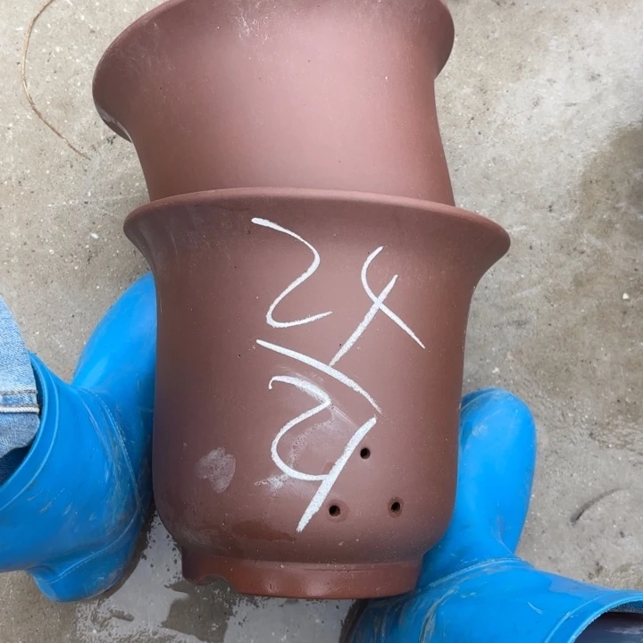 紫砂花盆紫砂的花