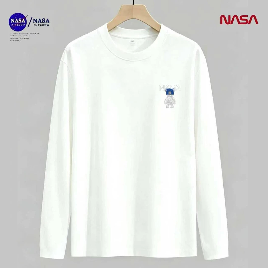 NASA联名情侣秋衣微宽松秋冬时尚男女同款休闲百搭长袖