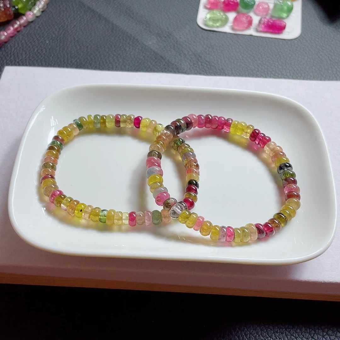 未镶嵌手链碧玺多样性发其一