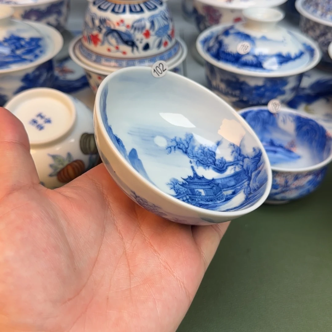 彦祖纯手工手绘茶具102