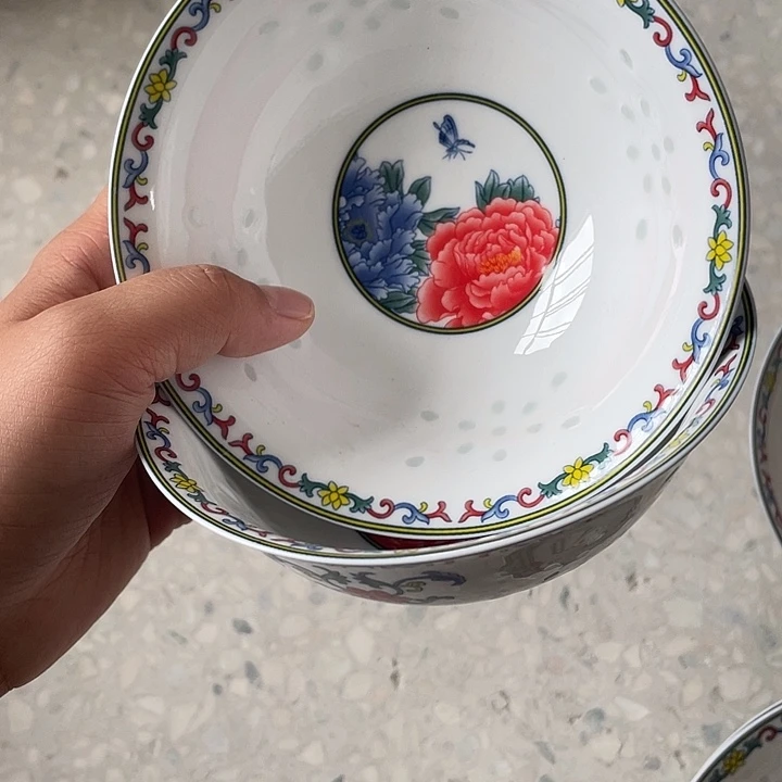 碗景德镇高温细白瓷餐具