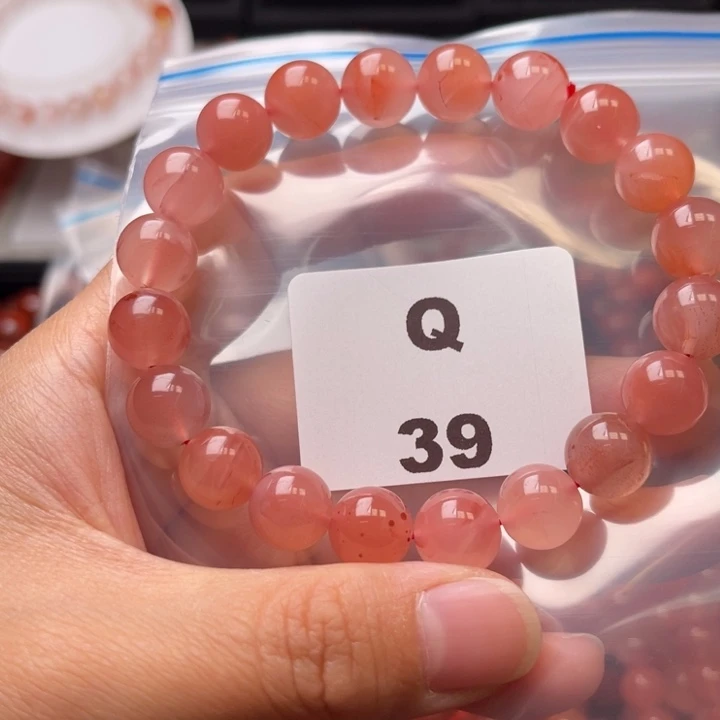 南红玛瑙未镶嵌多样性发货默认微瑕称重10mm