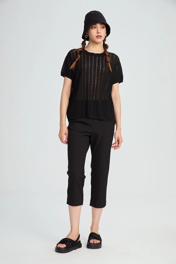 0706-水淼25夏季新品毛织套头衫