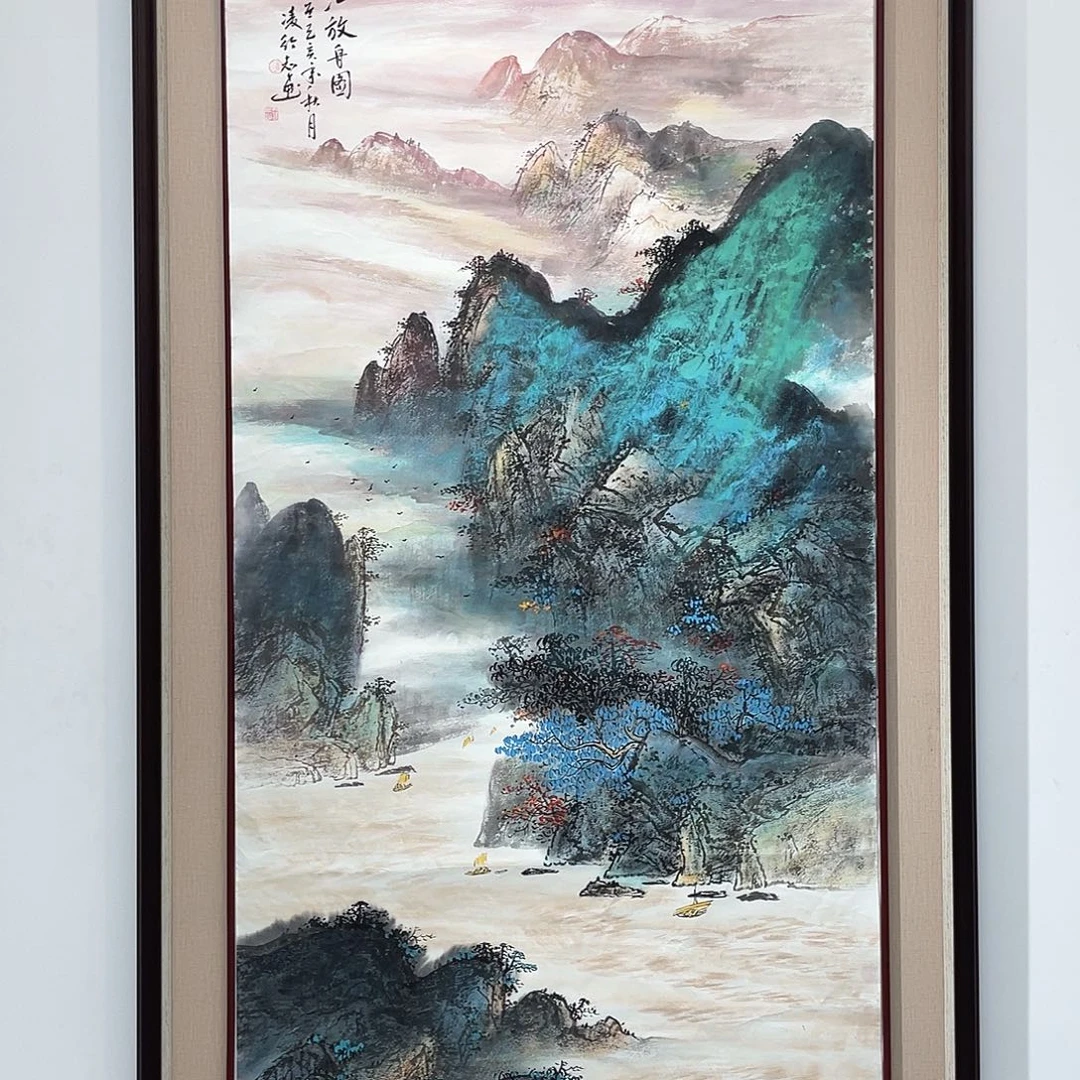 国画凌行志老师手绘精品国画