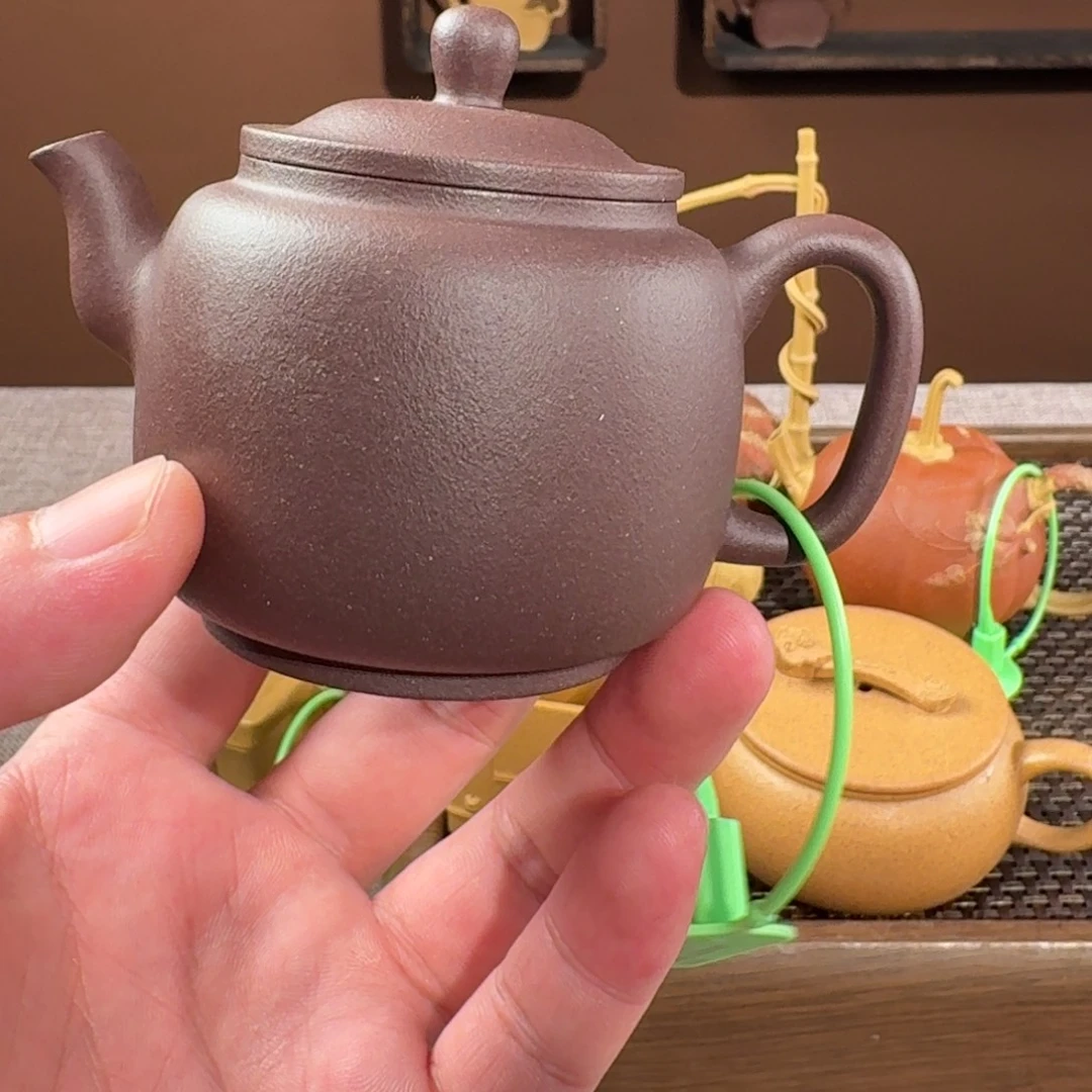 茶壶紫砂紫茄墨林