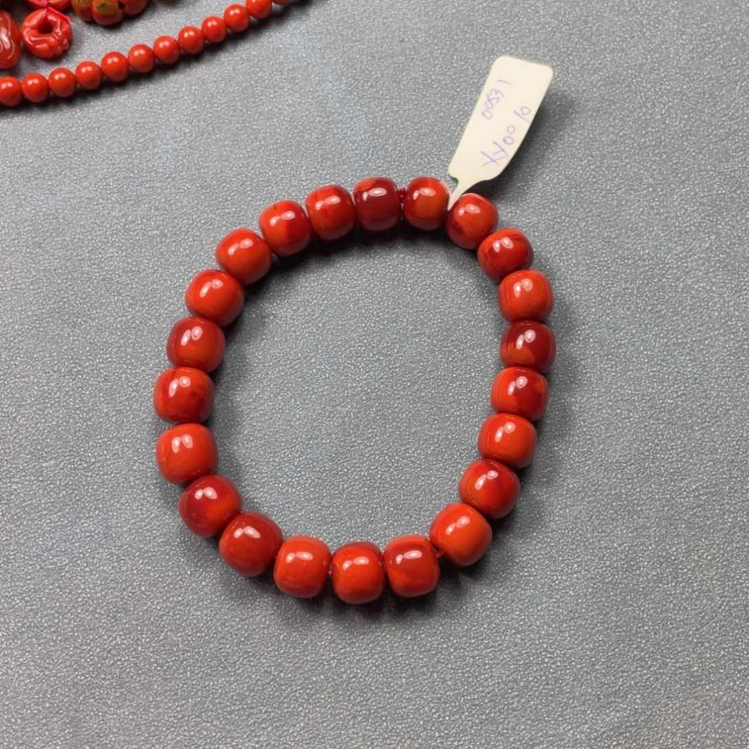 南红玛瑙珠子未镶嵌F****娜