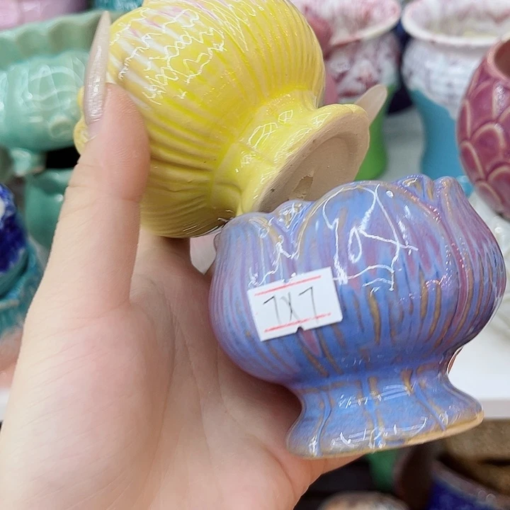 有孔.多肉陶瓷花盆！