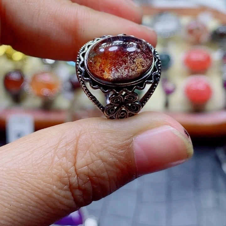 水晶戒指未镶嵌 水晶