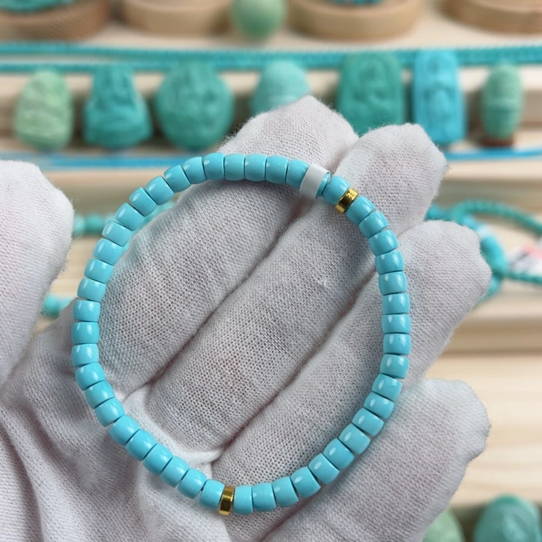 未镶嵌绿松石尺寸4.6mm