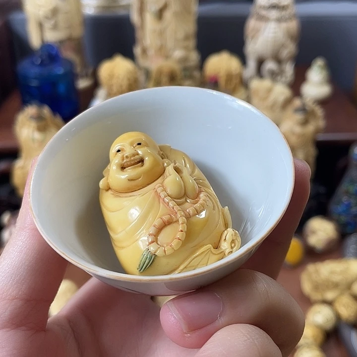 天***道瓷片精品雕刻工艺品
