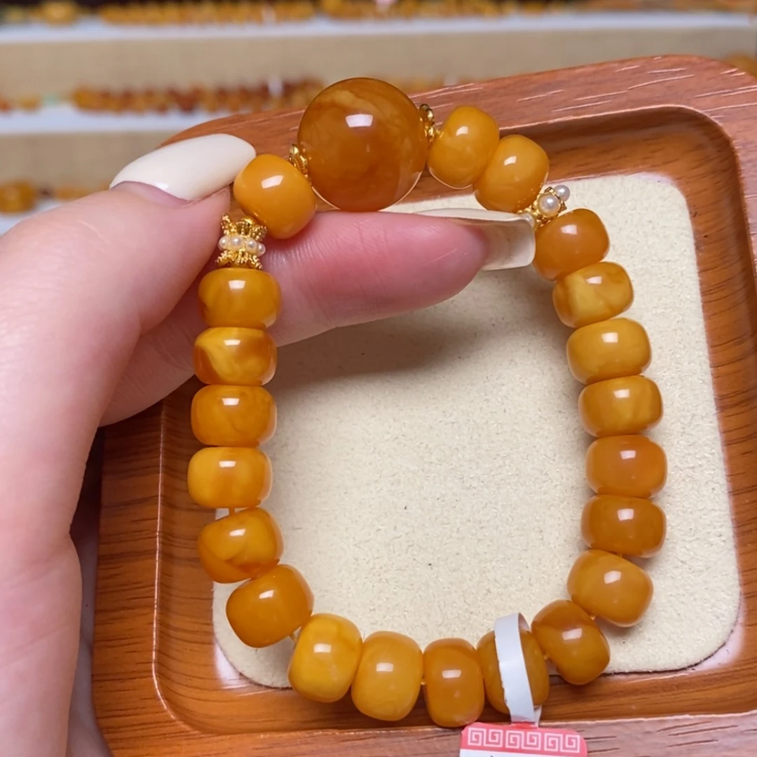 【闪购商品】未镶嵌蜜蜡手链手串