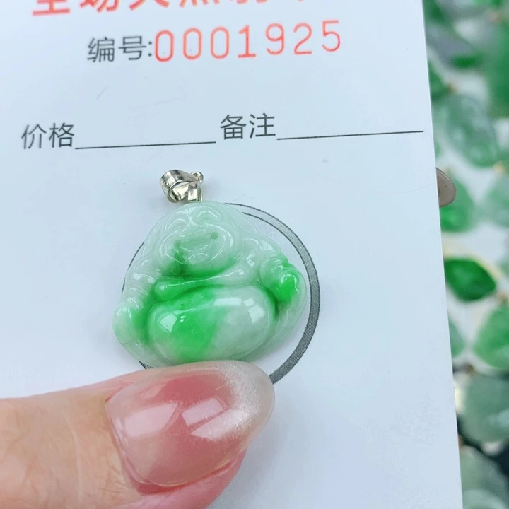 翡翠银S925镶嵌颈饰