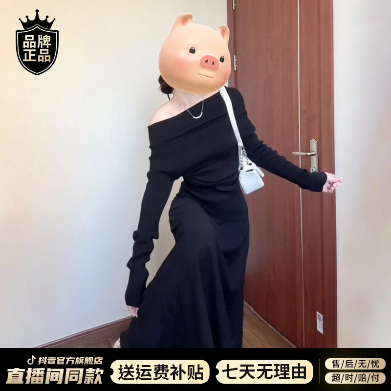 夏天轻奢洋气出街衣服高贵系连衣裙子女爆款2025夏新款高级感长裙