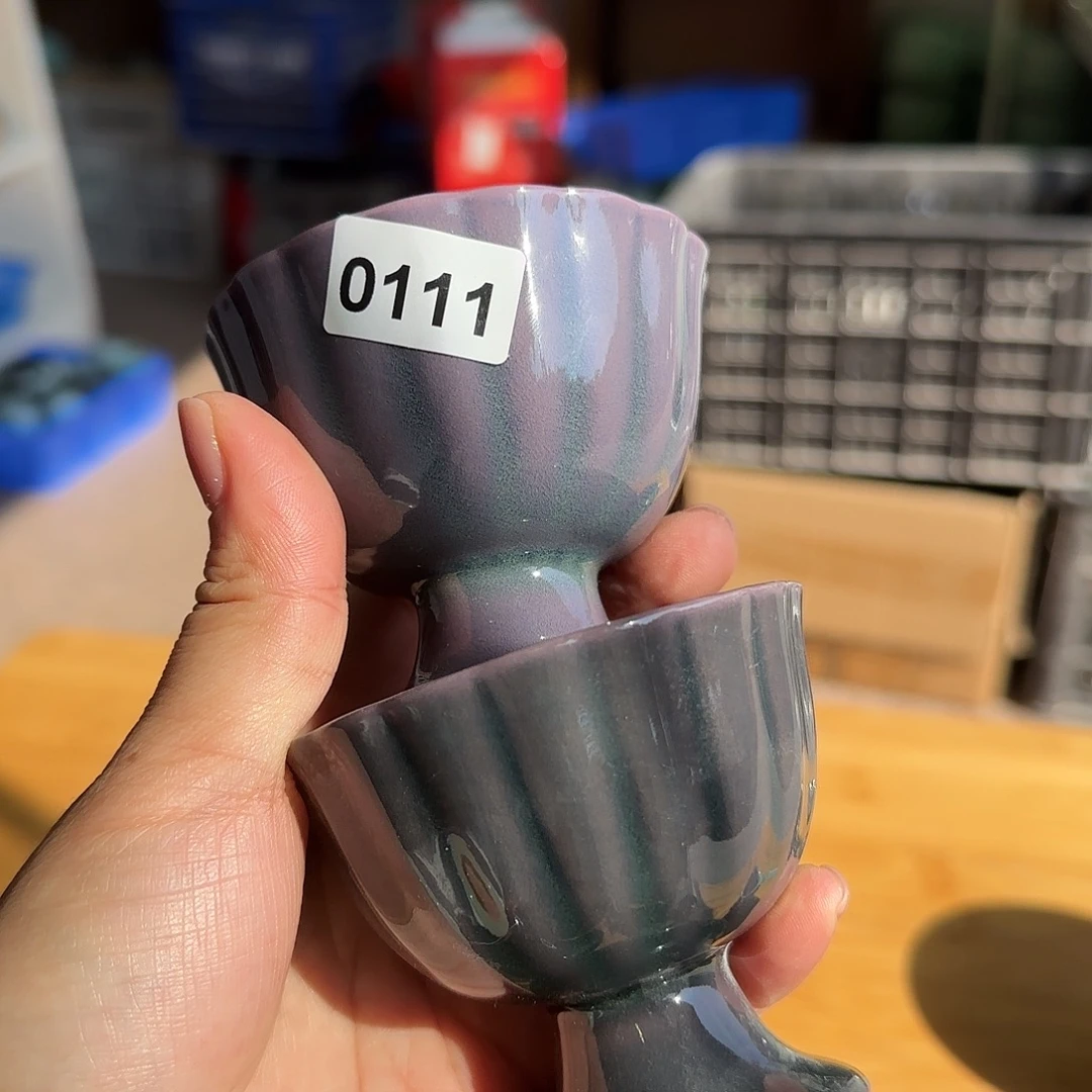 龙泉敬悦青瓷品茗杯微瑕