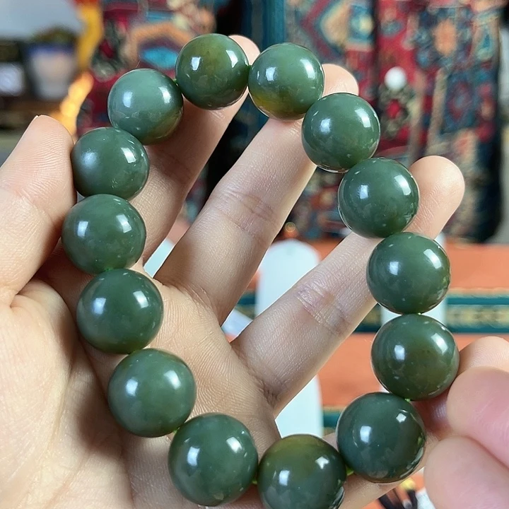 和田玉手串未镶嵌