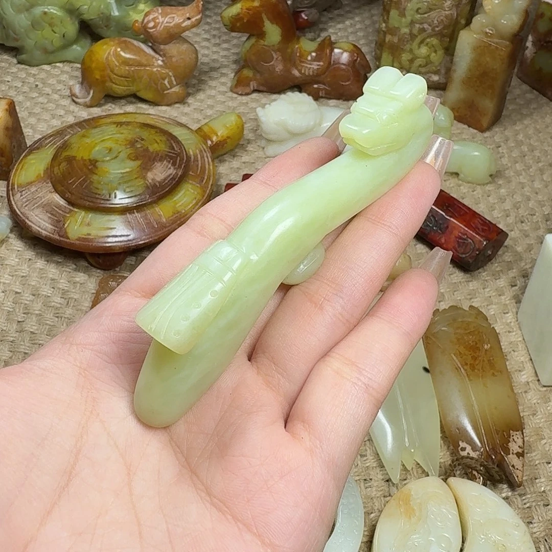 白玉菩提吊坠挂件