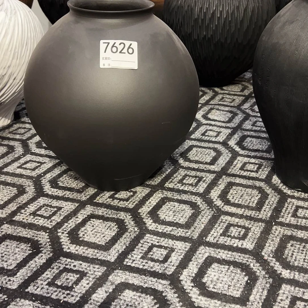 瓶7626高30口10陶瓷花瓶无孔