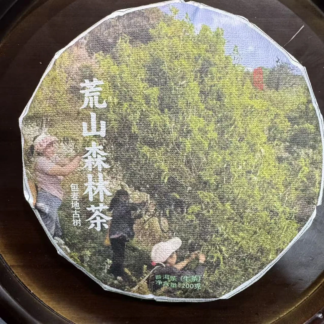 2024年 荒山森林茶 春茶200g 普洱生茶 李金怀 带同款茶样