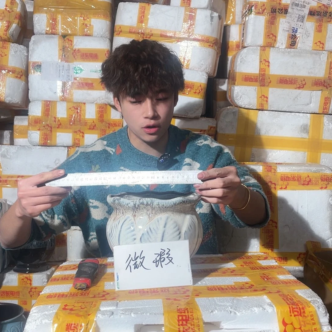 红陶宜兴紫砂花盆18/14
