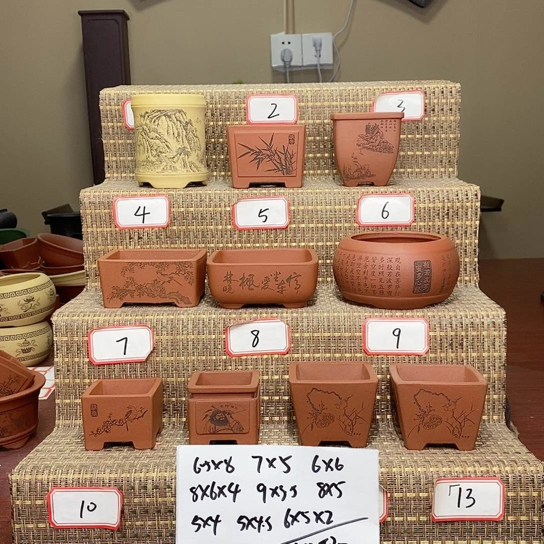 紫砂花盆你不在身边