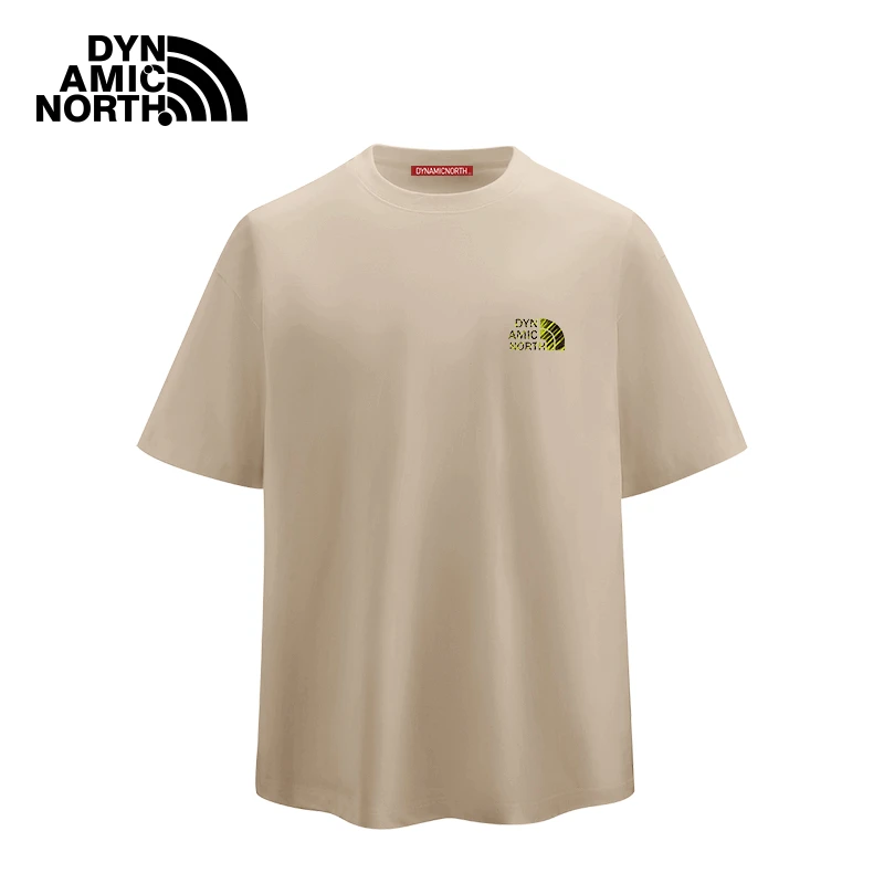 动感北面短袖男t恤夏季运动休闲百搭高级感男装宽松圆领时尚短袖