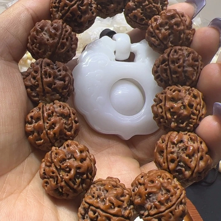 核桃手串/手链冰锁