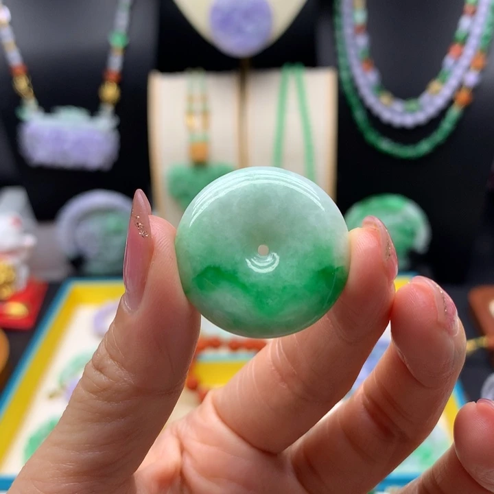 颈饰未镶嵌翡翠翡翠扣子