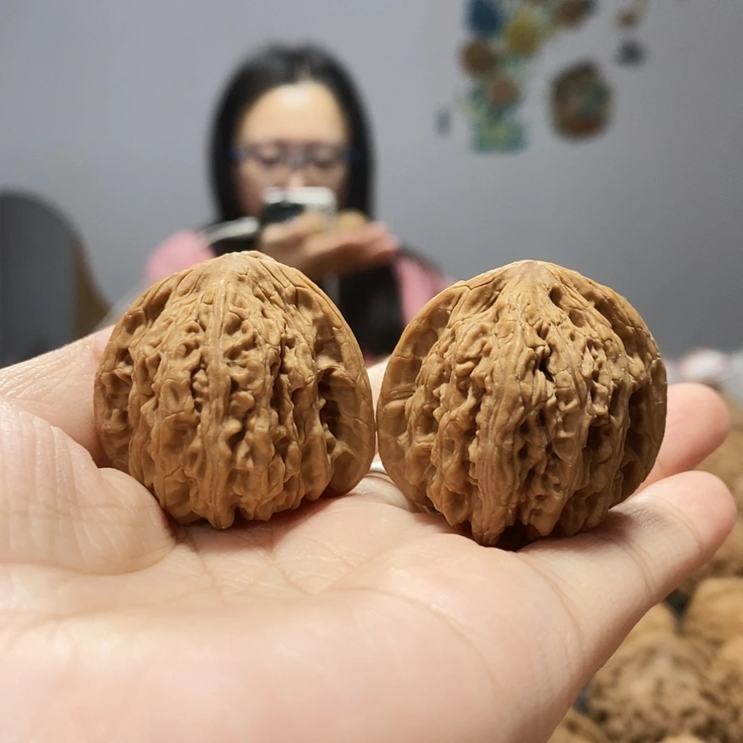 文玩核桃吊坠密纹36