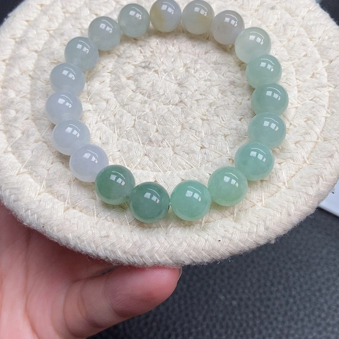 翡翠未镶嵌手链卡10