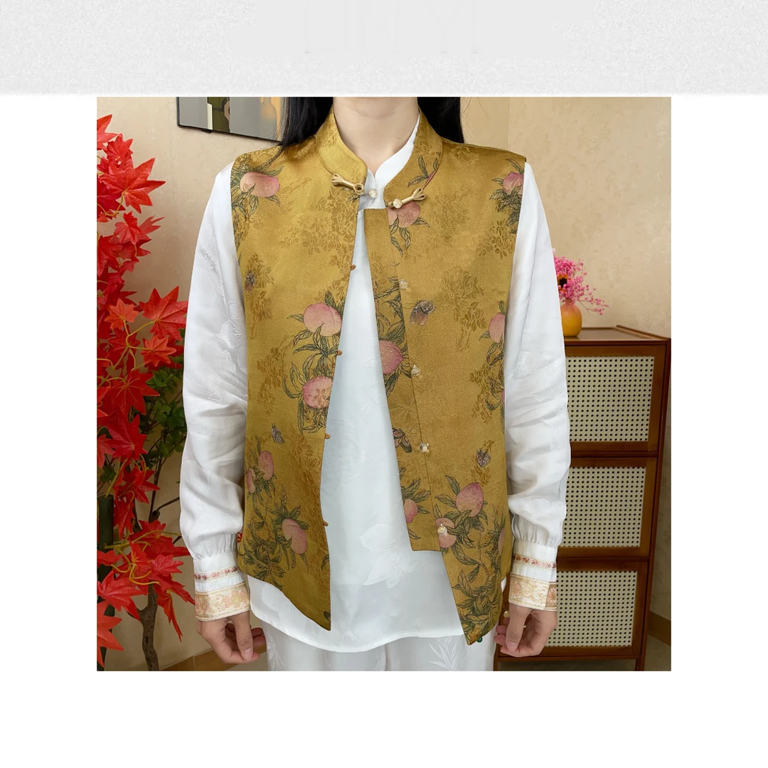 690 新中式重磅双面穿马甲显年轻